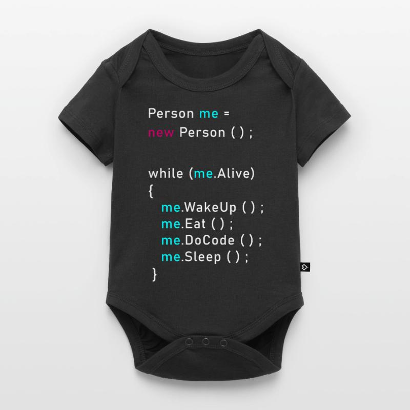Person me = new Person (); Programmieren Code Java Baby Premium Kurzarmbody