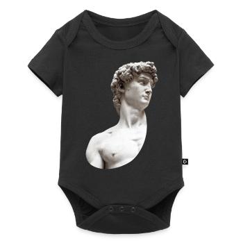 David | Michelangelo di Lodovico Buonarroti Simoni - Baby Premium short-sleeve bodysuit - black - Front