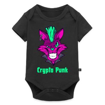 Crypto Punk est le cadeau Crypto « NFT » avec morsure - Body à manches courtes Premium Bébé - noir - Devant