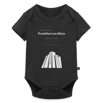 Favourite city Frankfurt am Main Coordinators - Baby Premium short-sleeve bodysuit - black - Front