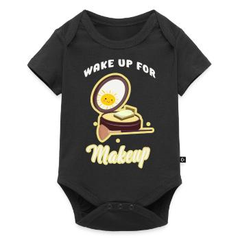 Wake Up For Makeup Schönheitskünstler Kosmetikerin - Baby Premium Kurzarmbody - Schwarz - Vorne