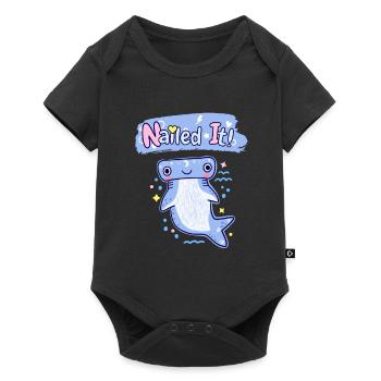 Cute Hammerhead Shark. Nailed It. - Baby Premium short-sleeve bodysuit - black - Front