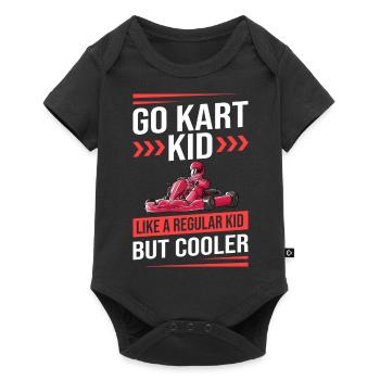 Go Kart Racing Indoor Karting Kartsport Kart track - Baby Premium short-sleeve bodysuit - black - Front