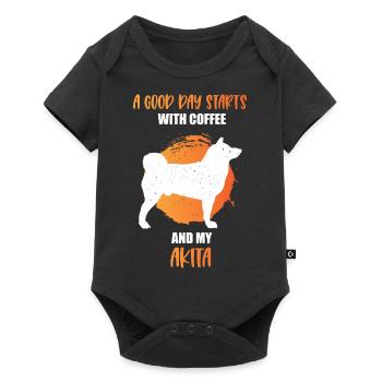 Akita - Body à manches courtes Premium Bébé - noir - Devant