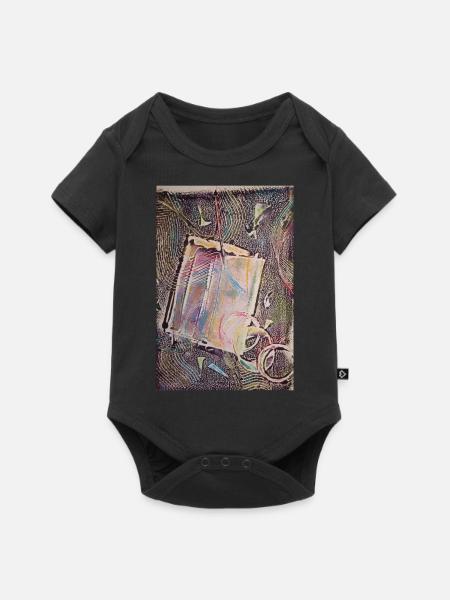 Brief - Baby Premium Kurzarmbody - Schwarz