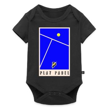 Padel - Gift for Padel lovers - Baby Premium short-sleeve bodysuit - black - Front