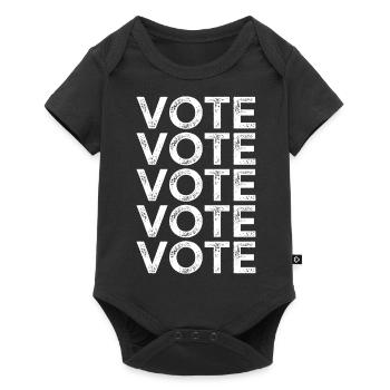 Vote Vote Vote Vote Vote - Body à manches courtes Premium Bébé - noir - Devant