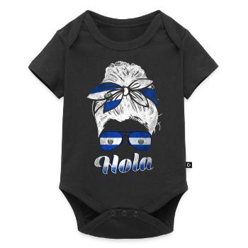 El Salvador Woman - Baby Premium short-sleeve bodysuit - black - Front