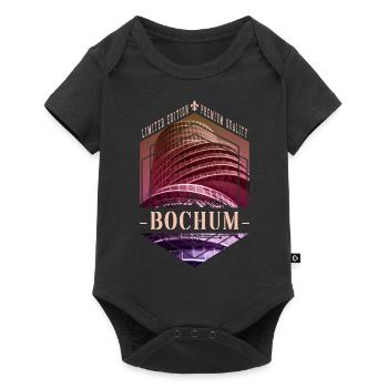 Bochum Allemagne Ville Skyline Home Love - Body à manches courtes Premium Bébé - noir - Devant