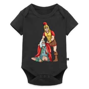 Sankt Martin St Martin - Baby Premium Kurzarmbody - Schwarz - Vorne