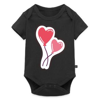 Ballon - Body à manches courtes Premium Bébé - noir - Devant
