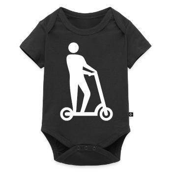 E-Scooter E-Roller Scooter - Body à manches courtes Premium Bébé - noir - Devant
