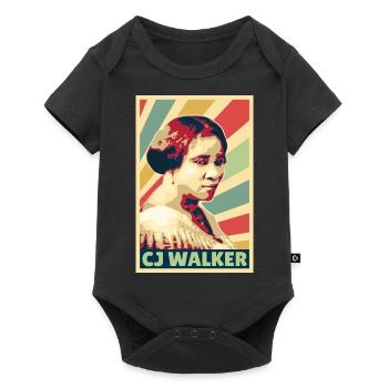 Madam CJ Walker Vintage Colors - Baby Premium short-sleeve bodysuit - black - Front