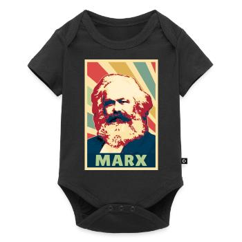 Karl Marx Vintage Colores - Body à manches courtes Premium Bébé - noir - Devant