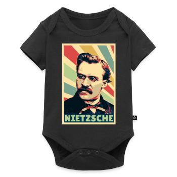 Friedrich Nietzsche Colores vintage - Body à manches courtes Premium Bébé - noir - Devant