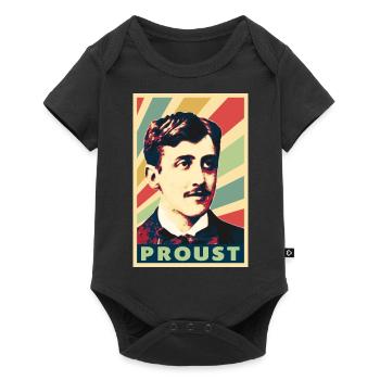 Marcel Proust Vintage Colores - Body à manches courtes Premium Bébé - noir - Devant