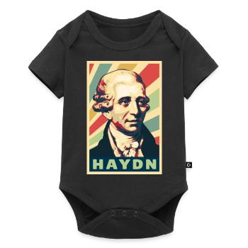 Joseph Haydn Vintage Colors - Baby Premium short-sleeve bodysuit - black - Front
