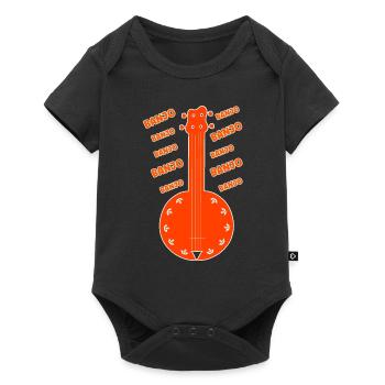 Banjo vintage - Body à manches courtes Premium Bébé - noir - Devant