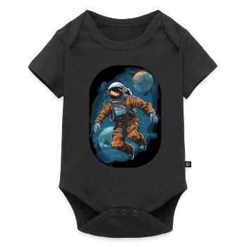 Space Man - Baby Premium short-sleeve bodysuit - black - Front