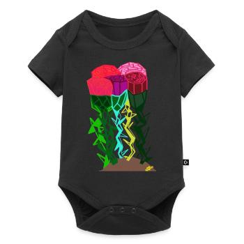 ROSES AND THORNS - Baby Premium short-sleeve bodysuit - black - Front