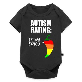 Évaluation de l’autisme - Body à manches courtes Premium Bébé - noir - Devant
