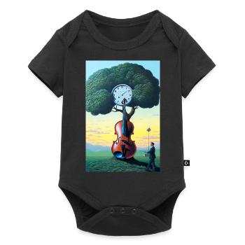 Musique intemporelle - Body à manches courtes Premium Bébé - noir - Devant