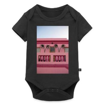 Pink House - Baby Premium Kurzarmbody - Schwarz - Vorne