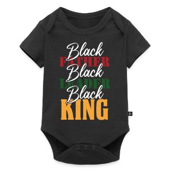 Mois de l’histoire des Noirs Histoire des Noirs - Body à manches courtes Premium Bébé - noir - Devant