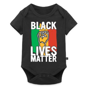Mois de l’histoire des Noirs Histoire des Noirs - Body à manches courtes Premium Bébé - noir - Devant
