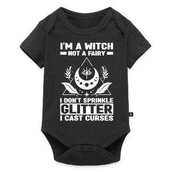 Hexen Sprüche | Hexerei Hexe Esoterik Geschenkidee - Baby Premium Kurzarmbody - Schwarz - Vorne