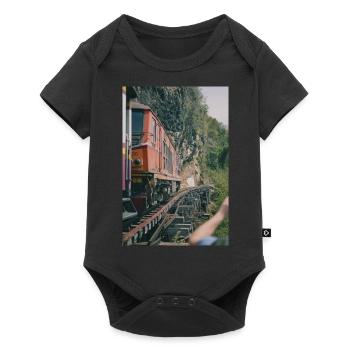 Train Train - Body à manches courtes Premium Bébé - noir - Devant