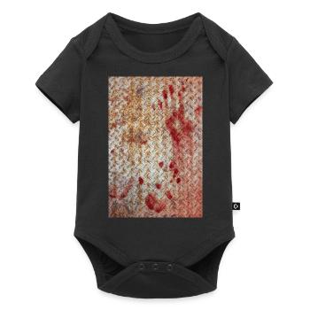 Bloody metal plate - Baby Premium short-sleeve bodysuit - black - Front