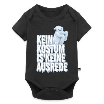 Kein Kostüm ist keine Ausrede - Baby Premium Kurzarmbody - Schwarz - Vorne