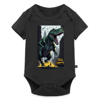 T Rex - Body à manches courtes Premium Bébé - noir - Devant