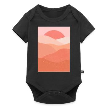 Esthétique montagnarde - Body à manches courtes Premium Bébé - noir - Devant