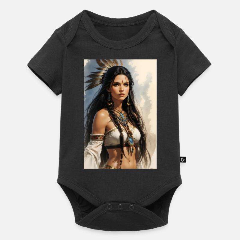 femme - Body à manches courtes Premium Bébé - noir