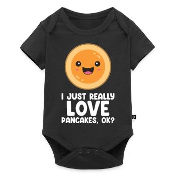 Funny Pancakes Brunch Breakfast Pancake Maker - Baby Premium short-sleeve bodysuit - black - Front