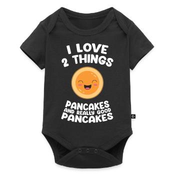 Funny Pancakes Brunch Breakfast Pancake Maker - Baby Premium short-sleeve bodysuit - black - Front