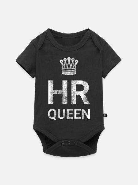 HR Queen - Baby Premium short-sleeve bodysuit - black