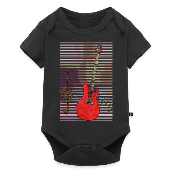Guitare - Body à manches courtes Premium Bébé - noir - Devant