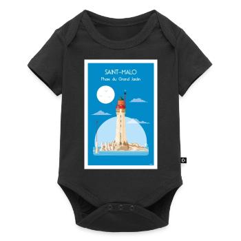 LIGHTHOUSE OF THE GREAT GARDEN - Baby Premium short-sleeve bodysuit - black - Front