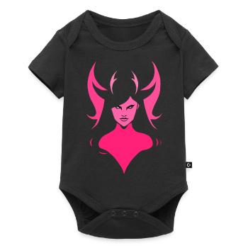Sweet devil girl - Teufelin - Baby Premium Kurzarmbody - Schwarz - Vorne