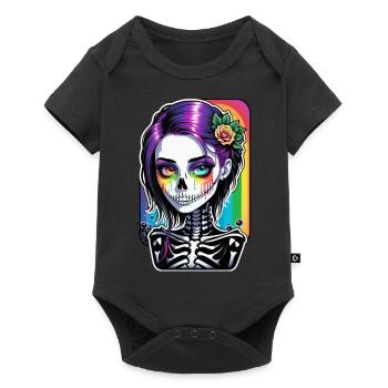 Halloween - Rock & Rainbow - Baby Premium short-sleeve bodysuit - black - Front