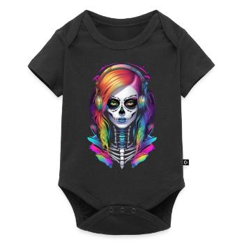 Halloween - Rock & Rainbow - Baby Premium short-sleeve bodysuit - black - Front
