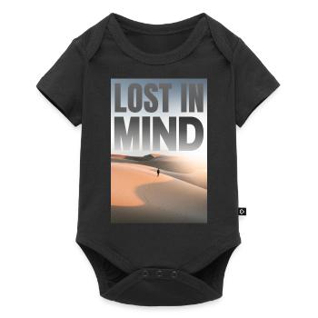 Lost in thought in the desert - Baby Premium short-sleeve bodysuit - black - Front