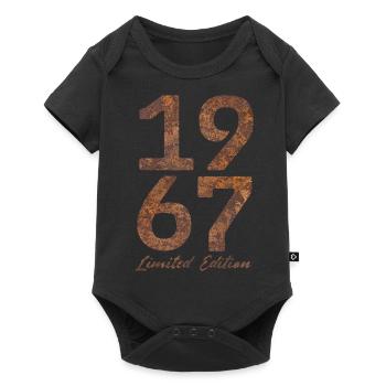 "Vintage 1967: Limited Edition in Rust Look" - Baby Premium short-sleeve bodysuit - black - Front