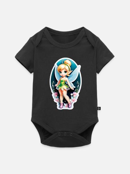 Kleine Fee 5 - Baby Premium Kurzarmbody - Schwarz