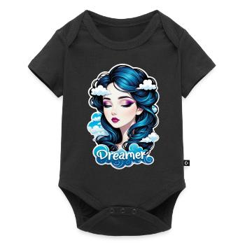 rêver - rêveur - rêveuse - rêve - rêverie - Body à manches courtes Premium Bébé - noir - Devant