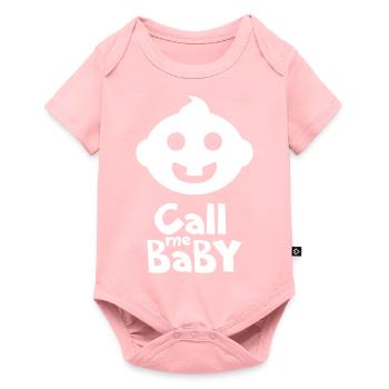 Call me baby - Baby Premium Kurzarmbody - Rosa - Vorne