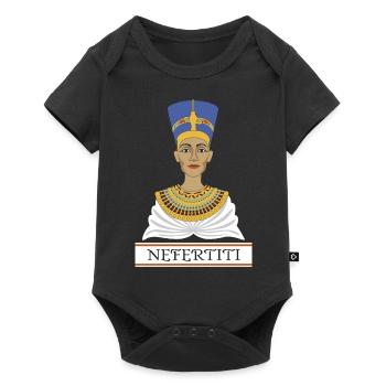 Néfertiti - Body à manches courtes Premium Bébé - noir - Devant